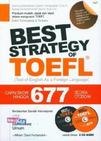 Image of Best Strategy of TOEFL: Test of English As a Foreign Language