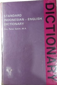 Image of Standard Indonesian - English Dictionary